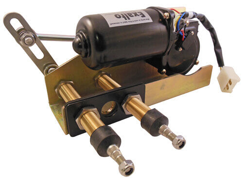 Exalto Wiper Motor 255Bs, 12V/55Nm | for 35mm (1-3/8") Bulkheads