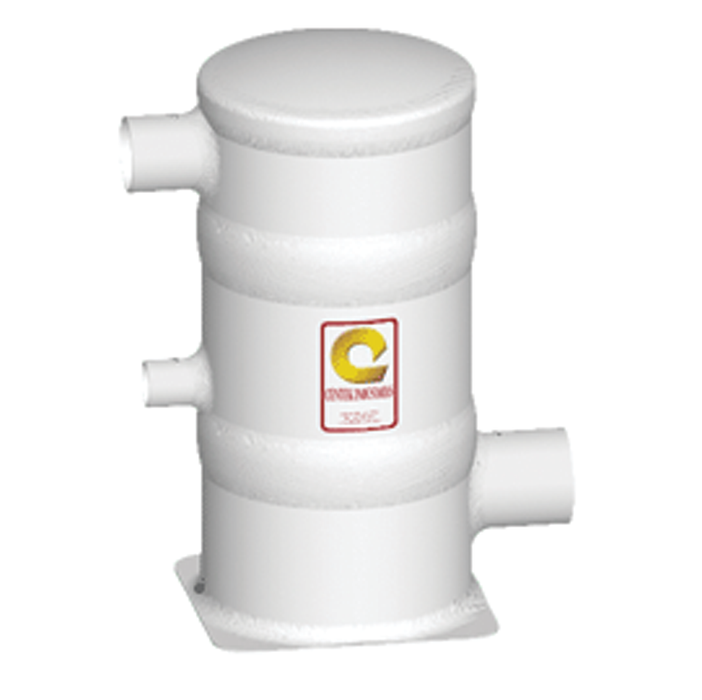 Centek Veratron 1040200 Combo-Sep™ Gas/Water Separator Muffler
