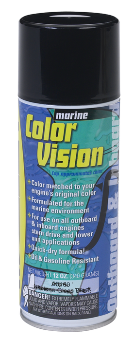 Moeller 25100 Color Vision Engine Paint, Neptune Black