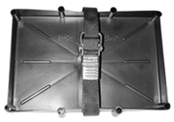 TH Marine NBH-27P-DP TH NBH24PDP Marine Narrow Battery Holder Tray, Series 27