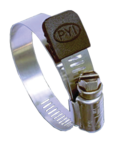 PYI CJ-121-00 Hose Clamp Jacket 1/2", Black, 100/Pk