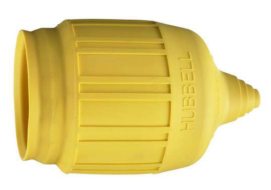 Hubbell HBL60CM31 Yellow Seal-Tite Cover for Weatherproofing HBL26CM11 Plug