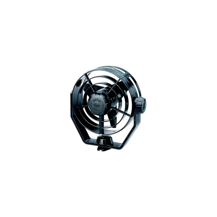 Hella 3361002 12V Two Speed "Turbo" Fan, Black