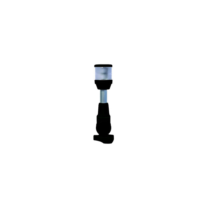 Hella 995002021 2 NM 12V All Round White Anchor Lamp w/ Fold Down Pole Mount, 8"H