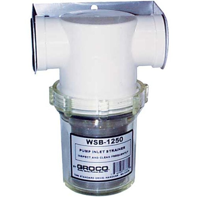 Groco WSB-500 Salt-Water Pump Strainer With Stainless Steel Basket