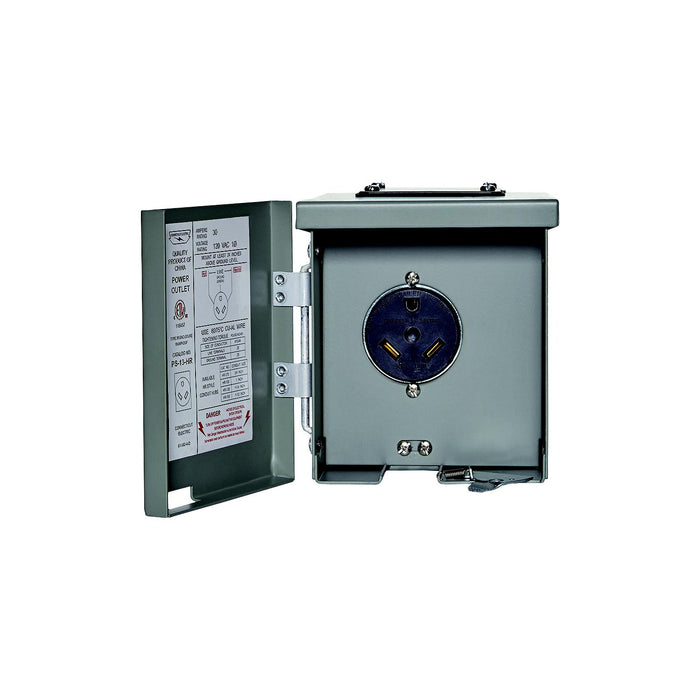 Parallax Power Supply U013P Parallax Outdoor Power Outlet, 30A, 120V