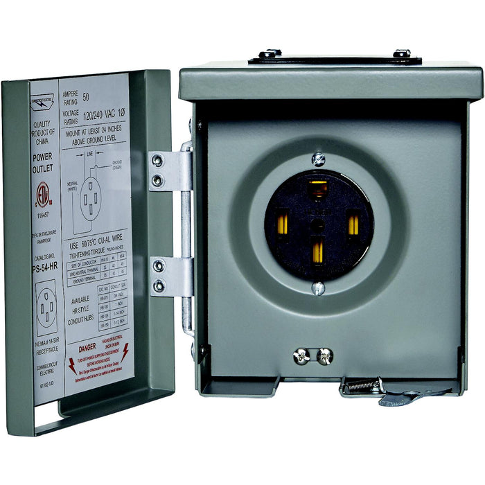 Parallax Power Supply U054P Parallax Outdoor Power Outlet, 50A, 120/240V