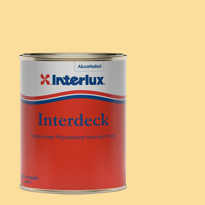 International Paint YJC089/QT Interdeck Non Skid Finish, Cream, Qt.