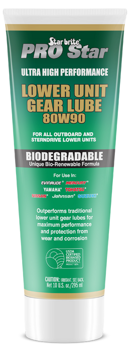 Starbrite 26810 Pro Star Ultra High Perf Lower Unit Lube 80W 90 10 Oz.