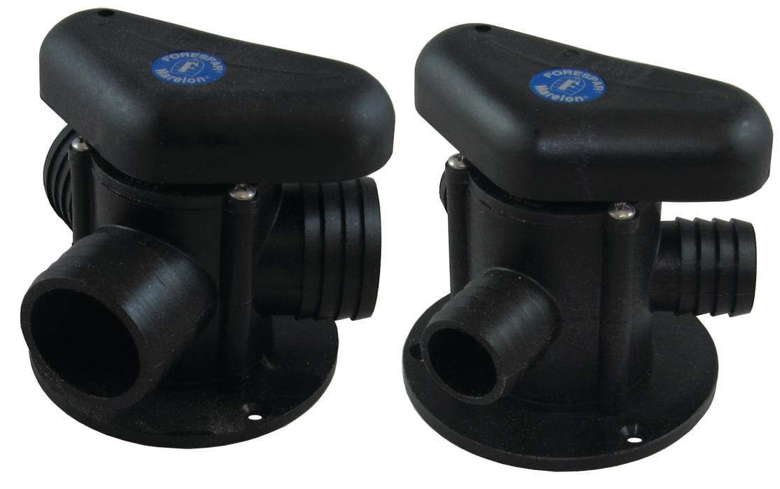 Forespar 902000 Marelon Y-Valve, 1-1/2" Barbs