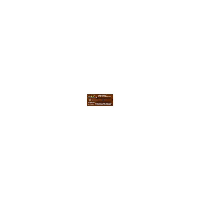MTI Industries 35-742-BR 12V 35 Series Safe-T-Alert Flush Mount RV Dual Carbon, Monoxide/Propane Alarm, Brown