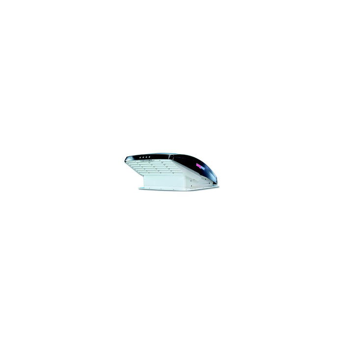 MaxxAir 00-06200K MaxxFan Deluxe Smoke RV 10-Speed Fan w/Manual Opening & Rain, Shield