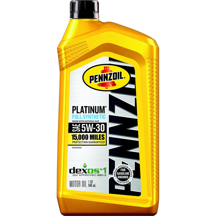 Pennzoil 550046126 Platinum Full synthetic , 5W-30, 5 Quart