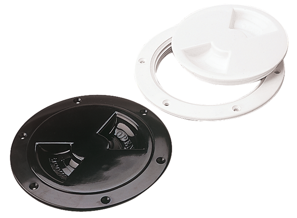 Sea Dog 337160-1 Sea-Dog Screw Out Deck Plate, 6" White