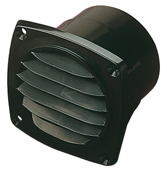 Sea Dog 337325 Seadog Hose Thru Vent, 3" Black