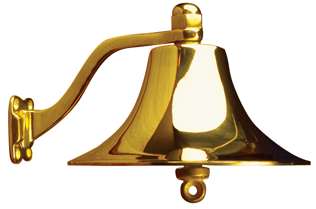 Sea Dog 455720 SeaDog Cast Polished Brass Bell | #6 Fastener