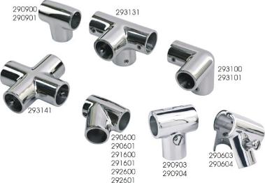 Sea-Dog Stainless Steel 3-Way Corner Fitting 1" - 293101-1