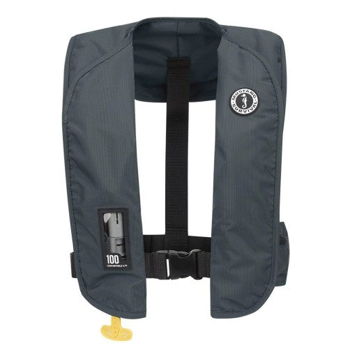 Mustang MD2030-191 MIT 100 Convertible Inflatable PFD Admiral Grey