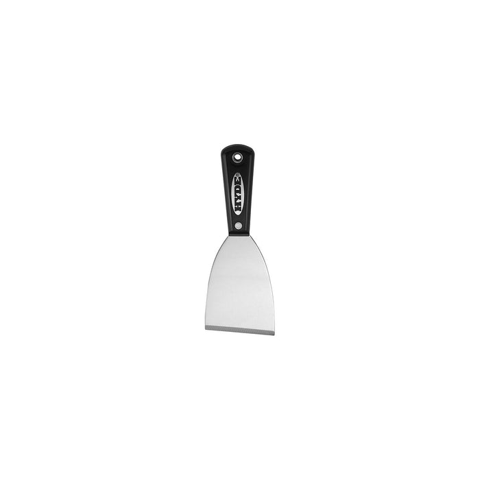 Hyde Tools 2400 Black & Silver Chisel Scraper 3" Stiff