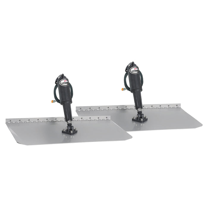 Kit de aletas de ajuste estándar Lenco de 12" x 18" sin interruptor de 12 V
