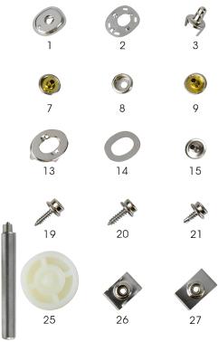 Skt/placa posterior de lona Sea-Dog 7/32 (299101-1)