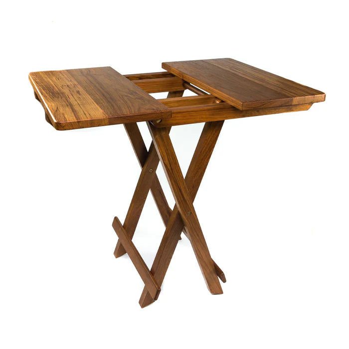Whitecap 60031 Solid Top Folding Tray Table