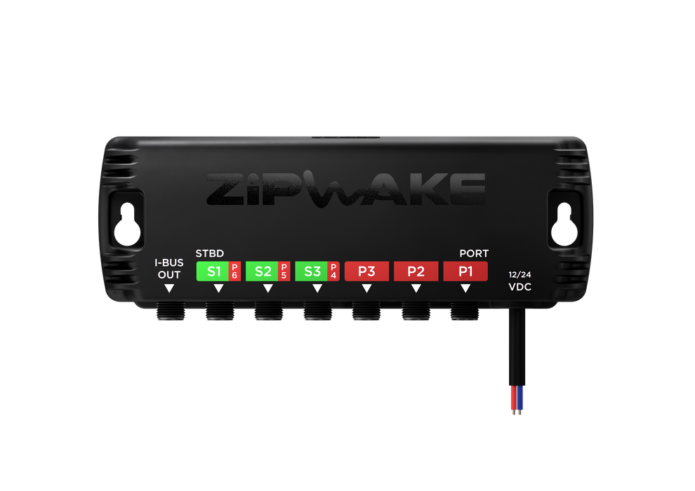 Zipwake 2022034 Series E PRO DU-EX PRO Distribution Expansion Unit with Power Cable — front view