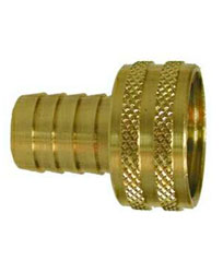 Conector para manguera de jardín Midland, latón, manguera de 5/8" x FPT de 3/4"