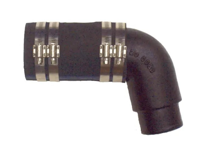 Adaptador de codo de escape Barr