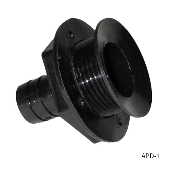 T-H Marine Supplies APD-1-DP Flushed Head All Purpose Drain - Black