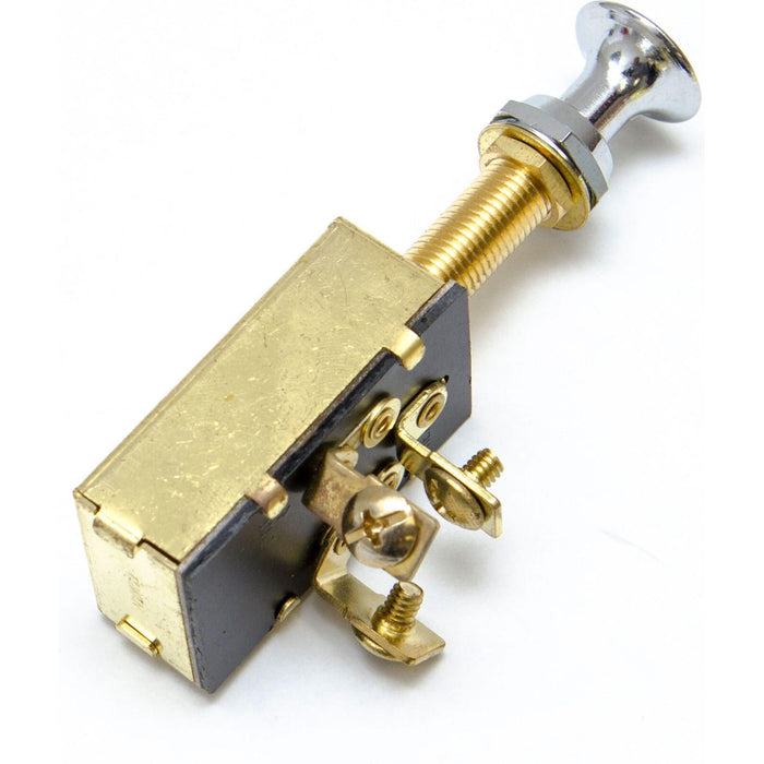 Sierra MP39580 On/Off/On SPDT 3 Screw Terminal Heavy Duty Push Pull Switch
