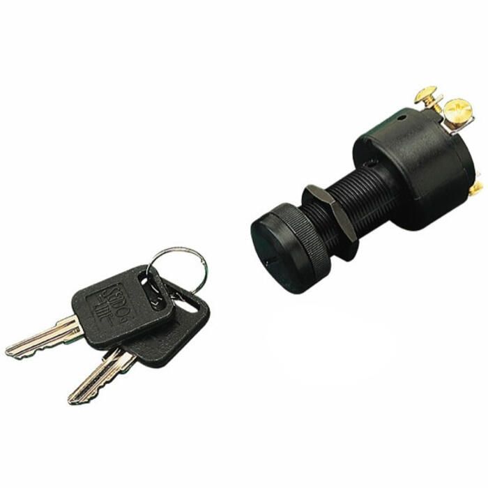 Sea Dog 420366-1 Sea-Dog Switch 3 Position Polypropylene Ignition Switch w/Boot
