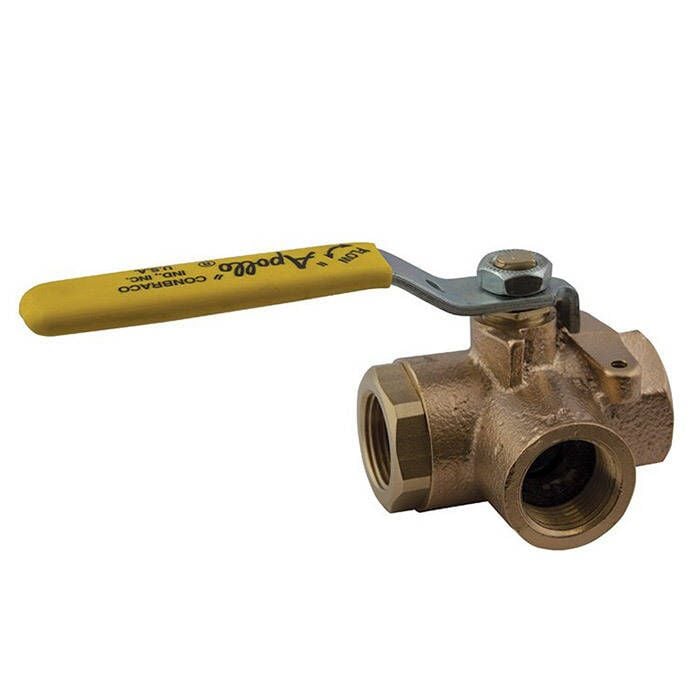 Conbraco/Apollo 70-607-10 1-1/2" 3-Way Bronze Diverter Valve