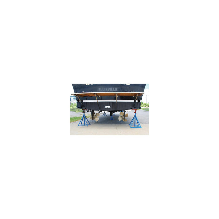 Brownell MB3GBASE Galvanized Motorboat Stand Base Only 25"-38"