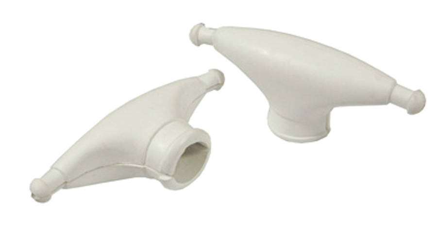 Taylor Made Products 960027 Taylor Rubber Spreader Boots White (Sold in Pairs)