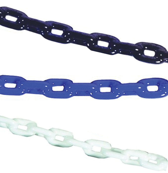 Greenfield Products 2115-R 1/4" x 4' Anchor Lead Chain Royal Blue