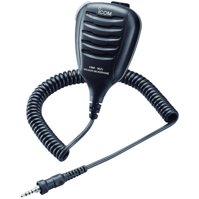 Icom HM165 Speaker Mic w/Alligator Clip Waterproof
