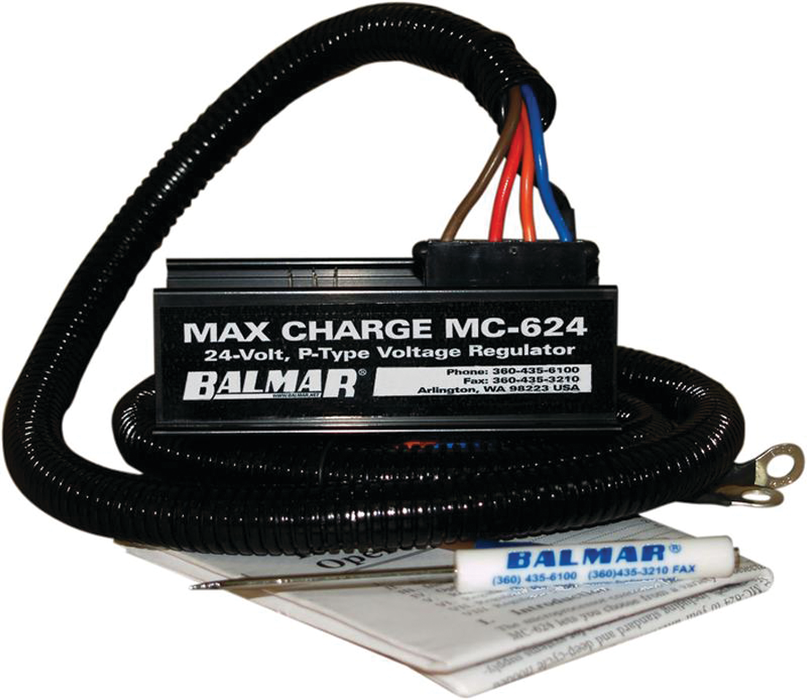 Balmar MC-624 Max-Charge MC614 Voltage Regulator, 24V w/o Harness