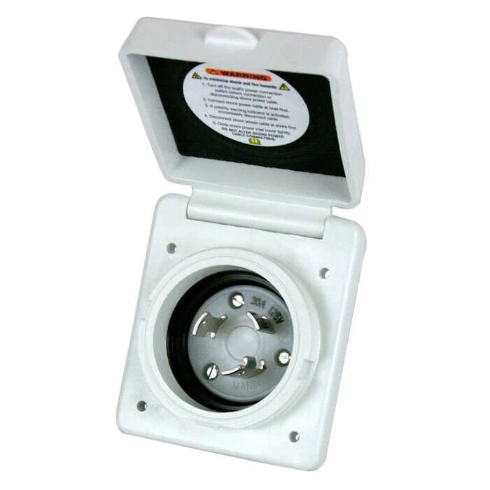 Marinco 301ELCB | Replacement Cap and Bezel Only For 301EL B Power Inlet