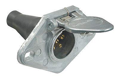 Pollak 11-608EP Pollack 6-Way Socket w/Rubber Boot