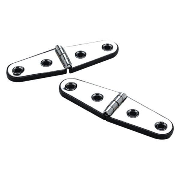 Seachoice 33851 SS Strap Hinges w/ Base 4" x 1-1/16" (1 Pair Per Pack)