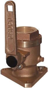 Groco BV-4000 BV Bronze Full-Flow Flanged Ball-Type Seacock