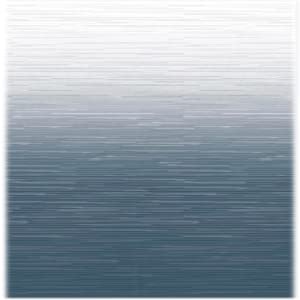 Powerwinch JU196C00 Carefree Standard Awning Fabric, 19', Blue Fade Top Side, White Weatherguard, 1-Piece Vinyl