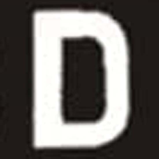 Seachoice 3" Gothic Letters Pack of 10