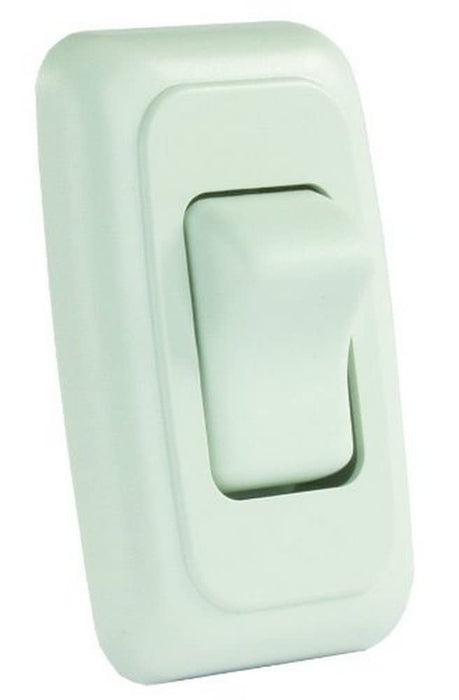 JR Products 12005 Single RV Rocker Switch Assembly with Bezel