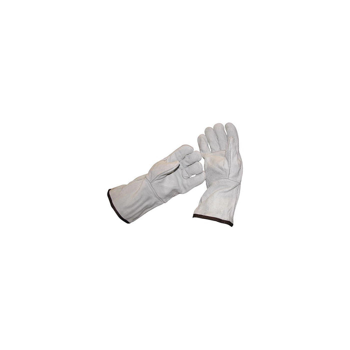 Shrinkwrap Accessories DS-009 Long Cuff Leather Safety Gloves