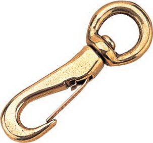 Sea Dog 131042-1 Sea-Dog Swivel Eye Baby Snap, Bronze