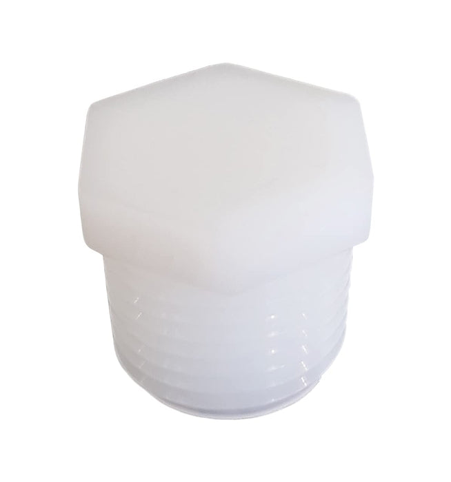 Icon 12491 Fresh Water Tank Threaded Plug, 1/2" White