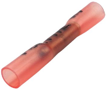 FulTyme RV 5017 FulTyme RV Crimp 'N Seal Butt Splice Heat Shrink, 22-18 Ga. Red, 3/Pk