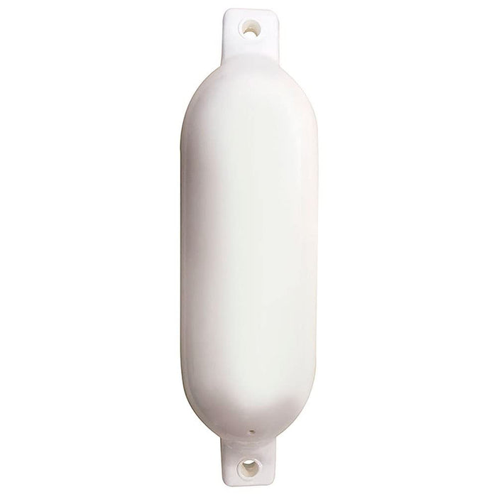 Seachoice DE74231S 79023 Twin Eye Smooth Fender White, 6.5" x 23"